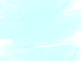 Fototapeta premium Abstract pattern in delicate blue watercolor on white paper