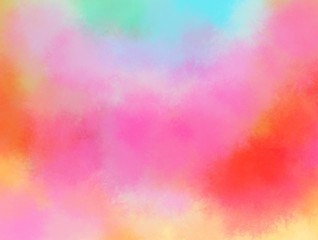 Watercolor paint like gradient background pastel ombre style. Iridescent template for brochure, banner, wallpaper, mobile screen. Neon hologram theme 