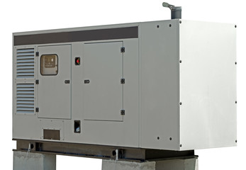 Mobile diesel generator for emergency electric power use for out