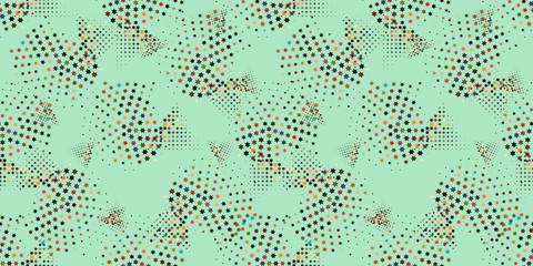 Modern color halftone background meaningful dots, great design for any purposes.