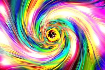 Fototapeta na wymiar abstract fractal background, wallpaper with a curved digital colorful spiral