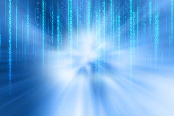 digital hacker and security, tech particle grid abstract wave futuristic network background...