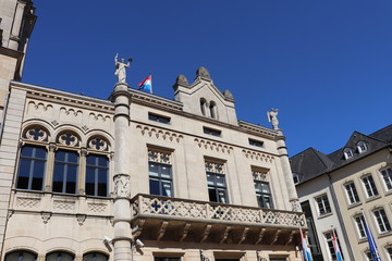 Fototapeta na wymiar La Chambre des députés ou parlement national dans la ville de Luxembourg