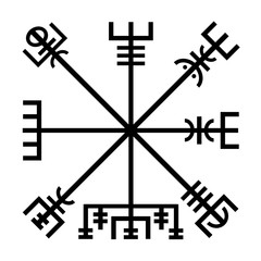 Vegvisir viking symbol 