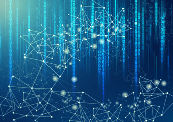 sever ai net, hacker security online, abstract net futuristic digital technology light internet network background 3d illustration, system of binary, deep learning robotic