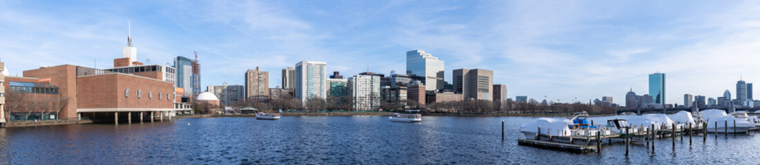 Fototapeta na wymiar Boston Downtown Panorama