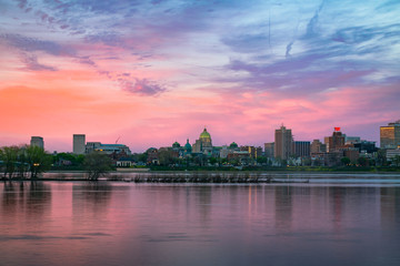 Obraz premium Harrisburg Skyline