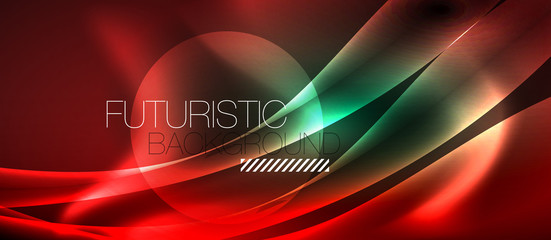 Glowing shiny light abstract background