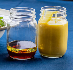 Home made dijon mustard. Calgary, Alberta, Canada