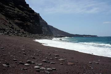 the beach of verodal, el Hierro