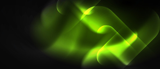 Neon glowing techno lines, hi-tech futuristic abstract background template