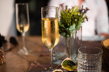 glass of Champagne
