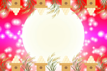 #Background #wallpaper #Vector #Illustration #design #image #Japan #china #Asia #free_size #背景 #壁紙 #ベクター #イラスト #デザイン #無料 #無料素材 #バックグラウンド #フリー素材 #イメージ #和風素材 #日本 お月見,十五夜,秋,満月,すすき,月夜,中秋の名月,かぐや姫,竹取物語