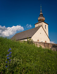 Medieval church in Balatonalmádi, Hungary