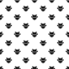 Obraz premium Badge retro pattern seamless vector repeat geometric for any web design