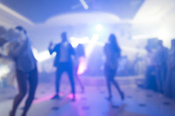 Abstract colorful background for design. Dance party in nightclub, show, light spotlights