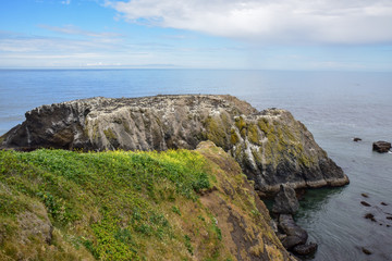 Rocky Ocean Coastline of Pacific Northwest Oregon