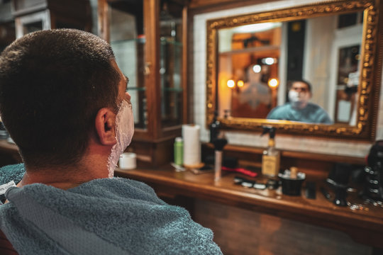 Male in barber shop