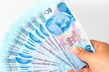 Turkish 100 banknotes - 277239339