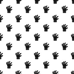 Hand fear pattern seamless vector repeat geometric for any web design