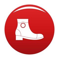 Woman shoes icon. Simple illustration of woman shoes vector icon isolated on white background