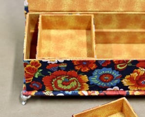 paperboard and fabric