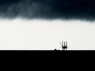 Oil Platform with Storm Clouds 2