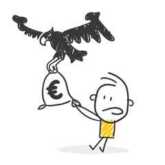 Strichfiguren / Strichmännchen: Steuern. (Nr. 400)  © strichfiguren.de