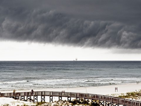 Stormy Sky over the Gulf of Mexico 2