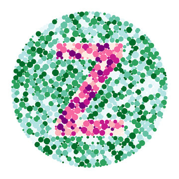 W letter color distributed circles dots illustration
