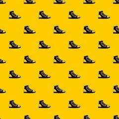 Athletic shoe pattern seamless vector repeat geometric yellow for any design