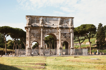 Fototapeta premium Triumphal Arch of Constantine in Rome