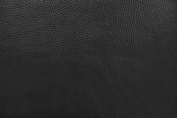 abstract background of black leather for furniture upholstery close up