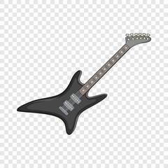 Obraz premium Electric guitar icon. Cartoon illustration of electric guitar vector icon for web
