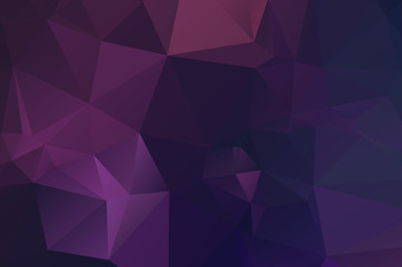 Fototapeta premium blue purple Low poly crystal background. Polygon design pattern. blue purple Low poly vector illustration, low polygon background.