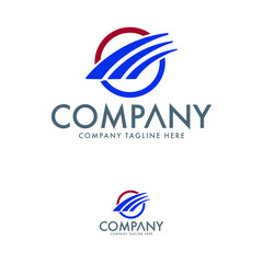 Creative Logistic Logo Design Template