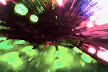 celebratory moving christmas lights texture - nice abstract photo background