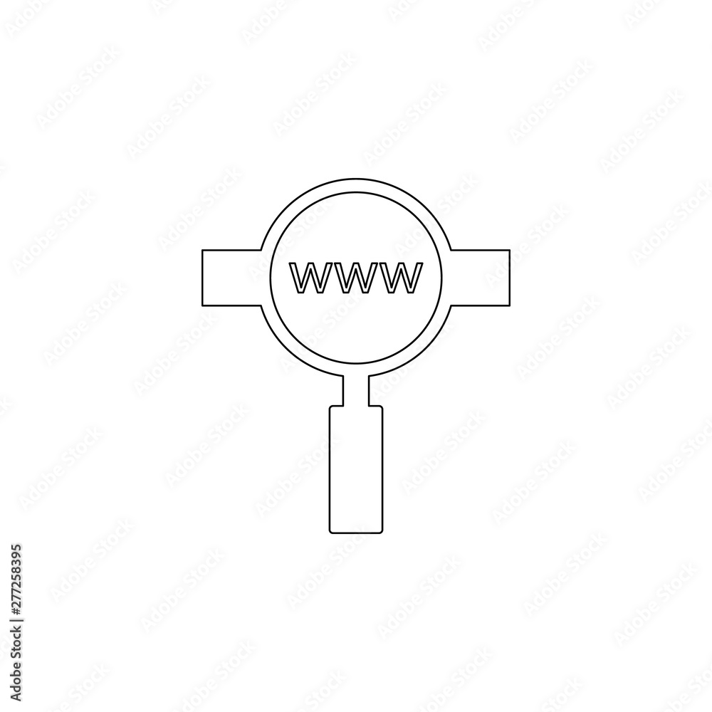 Poster search on the internet colored icon. element of programming for mobile concept and web apps icon. ou