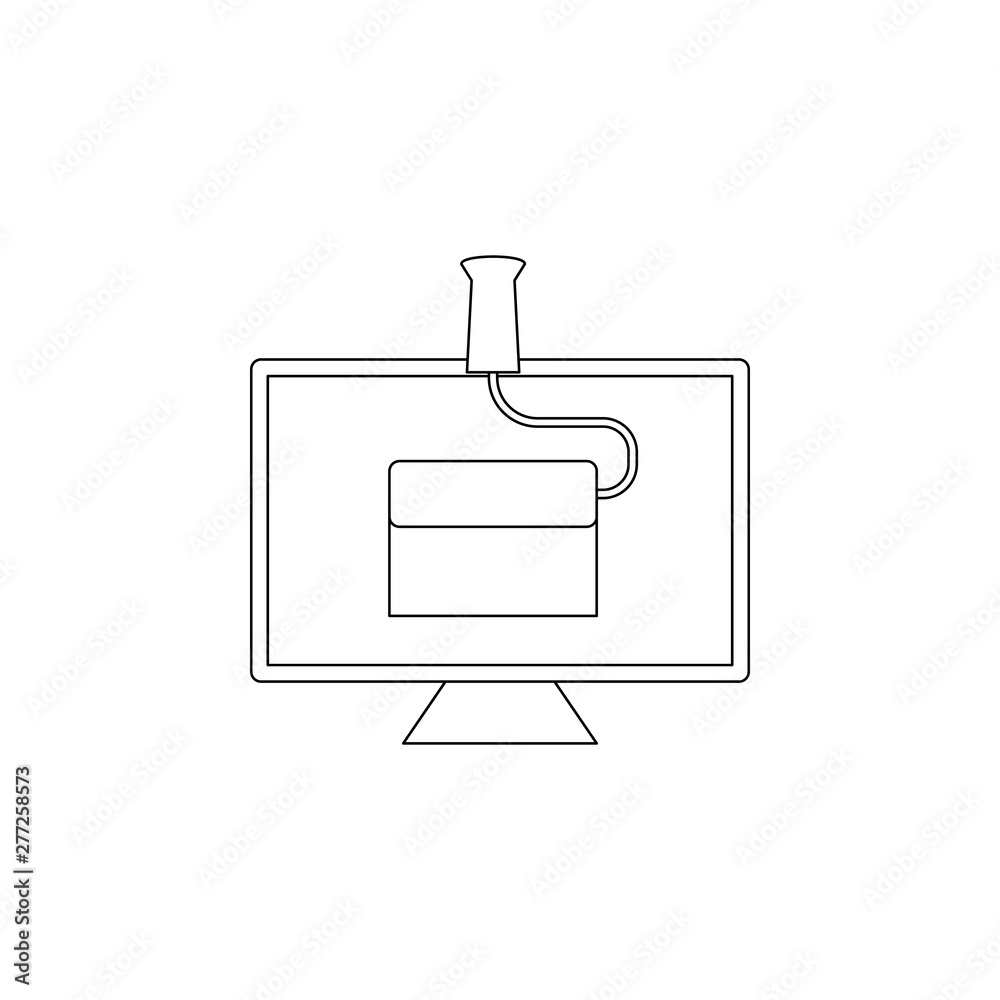 Aufkleber digital coloring colored icon. element of programming for mobile concept and web apps icon. outline,