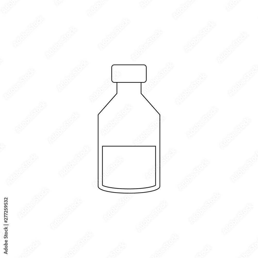 Aufkleber a can of liquid icon. element of resturant for mobile concept and web apps icon. outline, thin line 