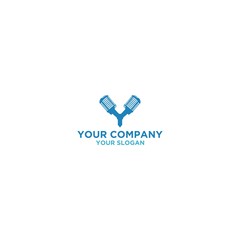 Y Podcast Logo Design Vector