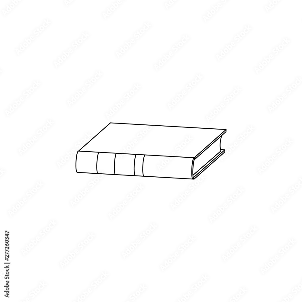 Poster book on the table icon. element of book for mobile concept and web apps icon. outline, thin line ico