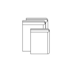 Books icon. Element of book for mobile concept and web apps icon. Outline, thin line icon for website design and development, app development