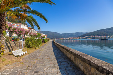 Muros, Spain. The picturesque embankment