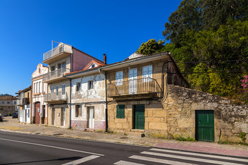 Fototapeta na wymiar Muros, Spain. View of one of the streets
