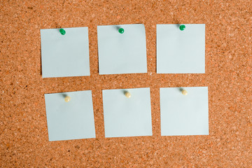 Corkboard color size paper pin thumbtack tack sheet billboard notice board