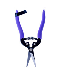 Garden tools, small scissors for cutting. Photo
