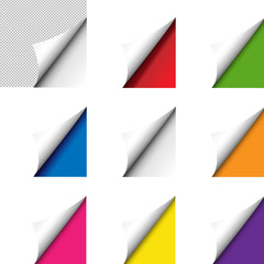 Big Colorful Corner Set Isolated