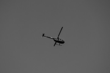 helicopter in flight