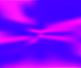 Liquid gradient shapes on blue background